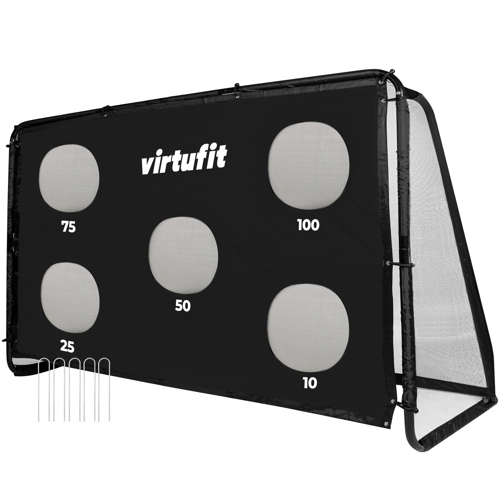 VIRTUFIT BRAMKA PIŁKARSKA PRO Z PŁACHTĄ DO STRZELANIA 300 X 200 CM