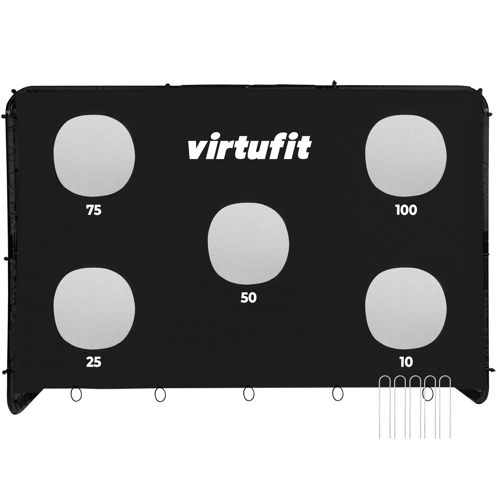 VIRTUFIT BRAMKA PIŁKARSKA PRO Z PŁACHTĄ DO STRZELANIA 300 X 200 CM