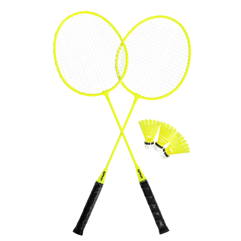 VIRTUFIT ZESTAW BADMINTONOWY - 2 RAKIETKI - 3 LOTKI - Z TORBĄ DO NOSZENIA