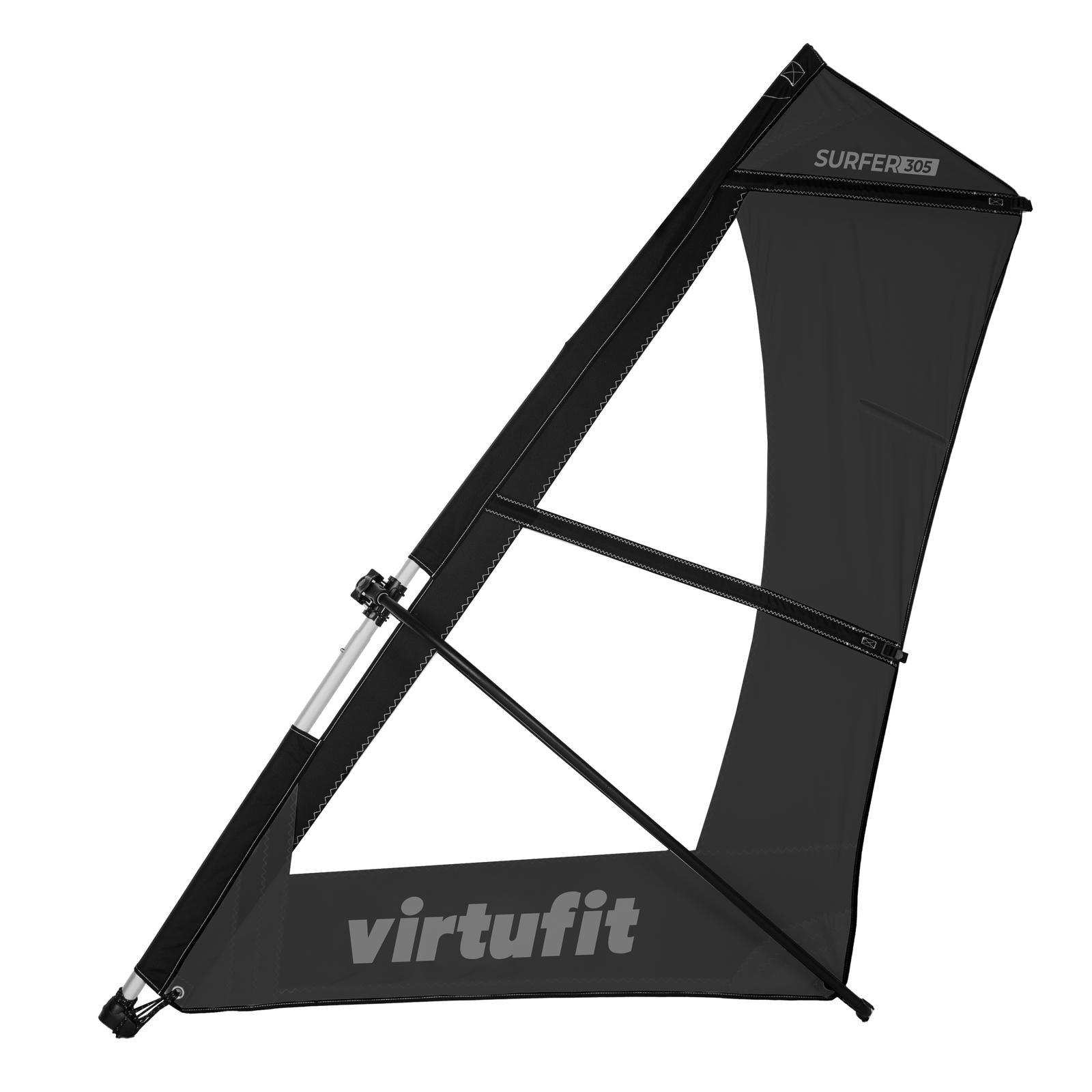 VirtuFit Surfer 305 Deska SUP z żaglem i akcesoriami czarny