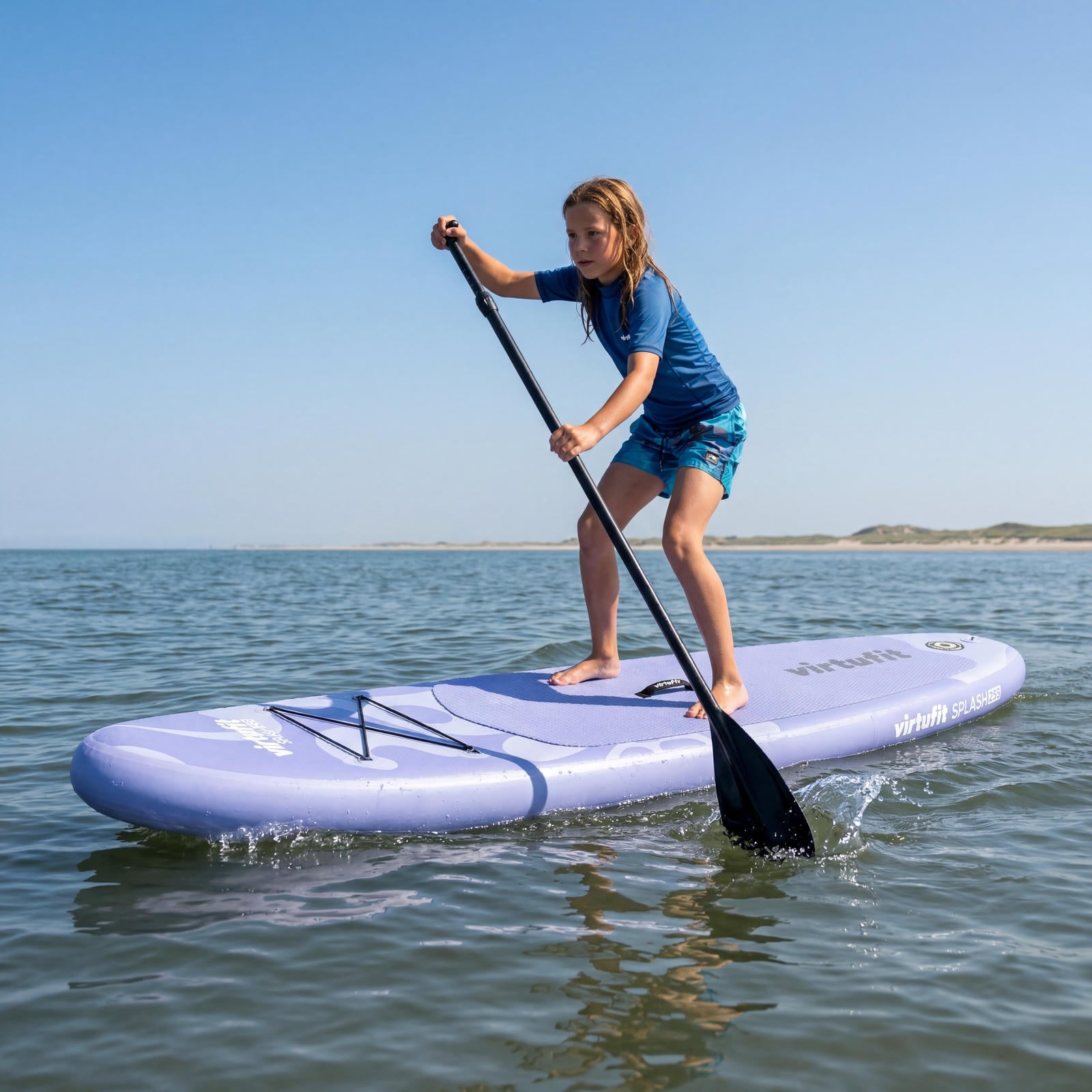 VIRTUFIT DESKA SUP SPLASH 225 Z AKCESORIAMI FLOW PURPLE