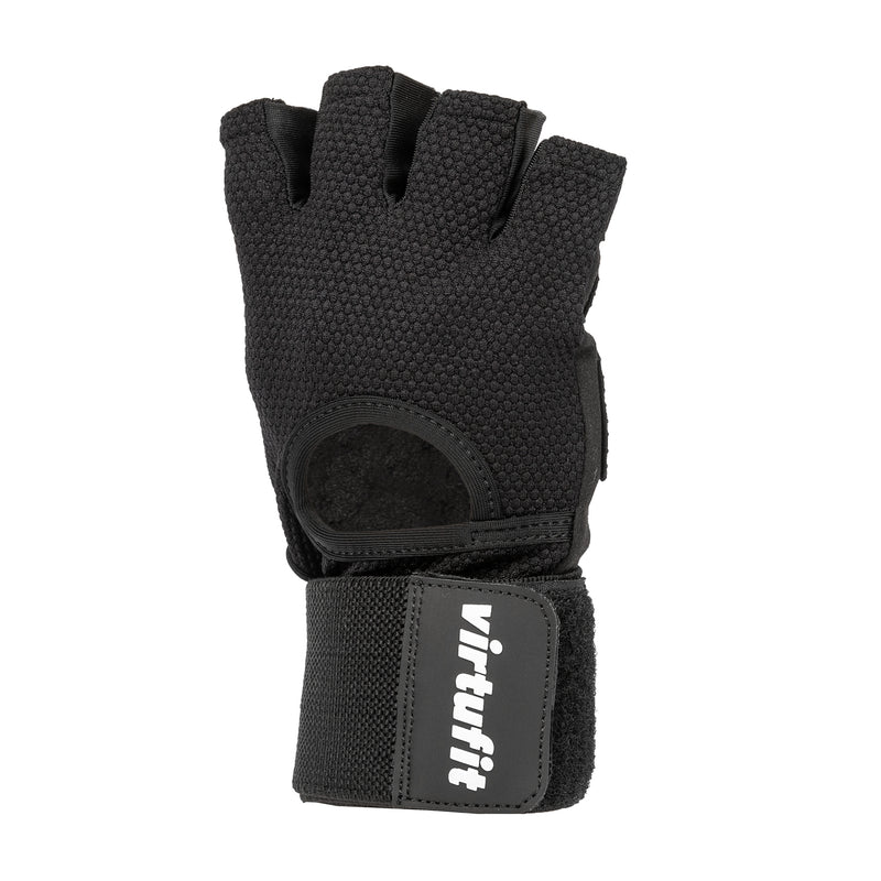 VIRTUFIT RĘKAWICZKI FITNESS PRO Z OPASKĄ NA NADGARSTEK S