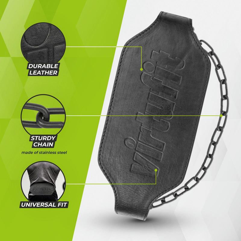 VIRTUFIT SKÓRZANY PAS DO DIPÓW PRO