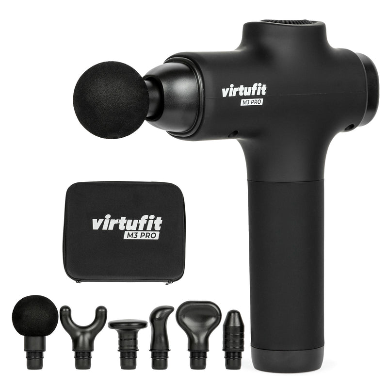 VIRTUFIT M3 PRO PREMIUM PISTOLET DO MASAŻU - 6 NASADEK