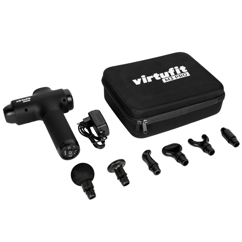 VIRTUFIT M3 PRO PREMIUM PISTOLET DO MASAŻU - 6 NASADEK