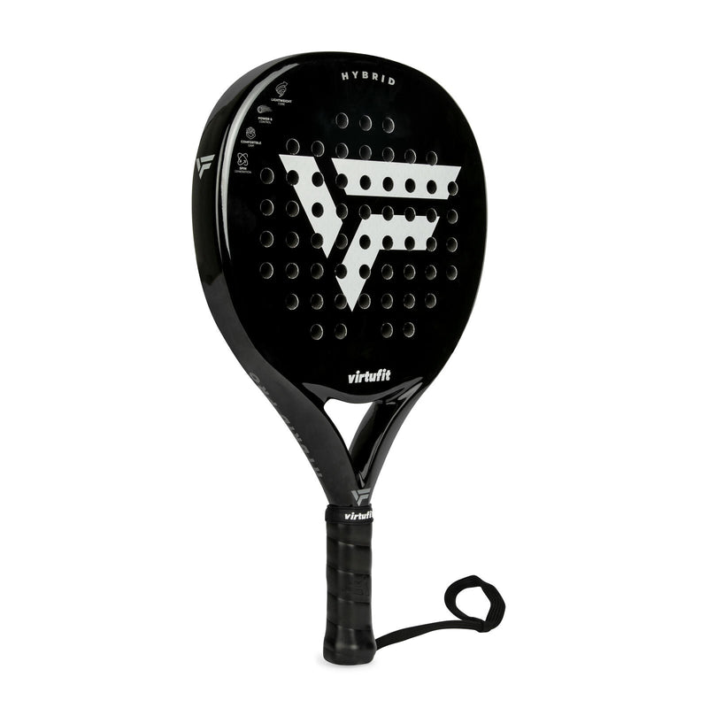 VIRTUFIT RAKIETA PADEL HYBRID - CZARNO-SREBRNA