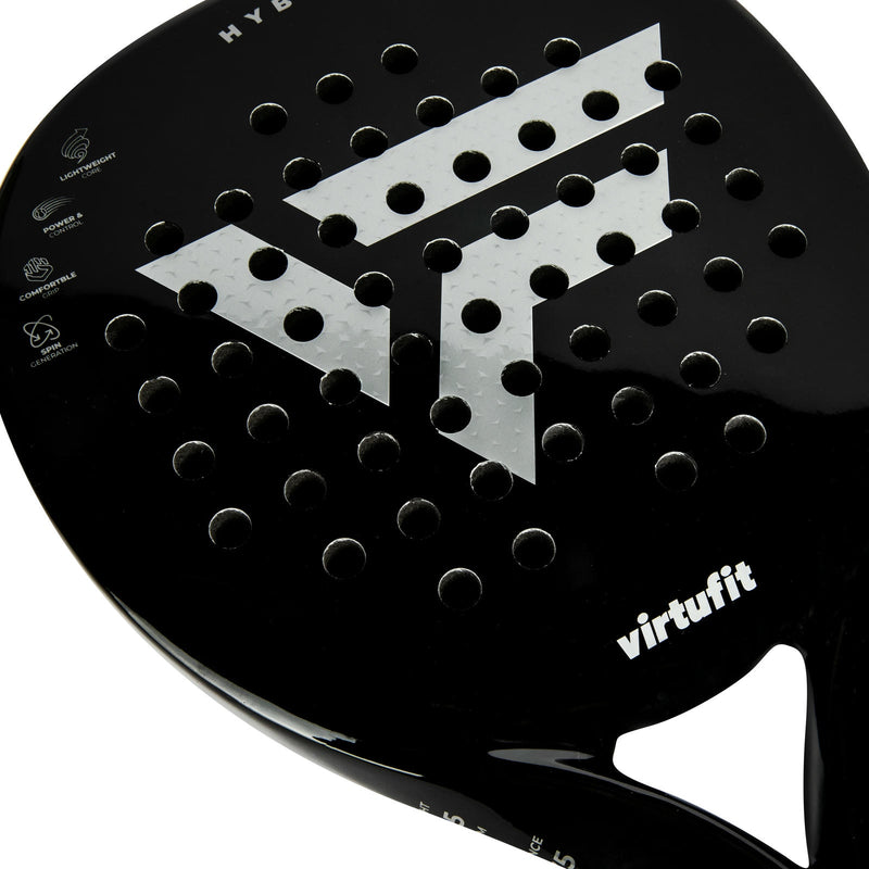 VIRTUFIT RAKIETA PADEL HYBRID - CZARNO-SREBRNA