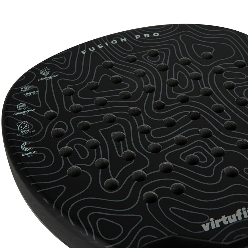 VIRTUFIT RAKIETA PADEL FUSION PRO - CZARNO-SZARA