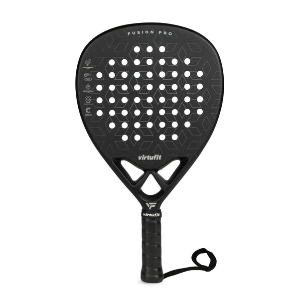 VIRTUFIT RAKIETA PADEL FUSION PRO - CZARNO-SREBRNA