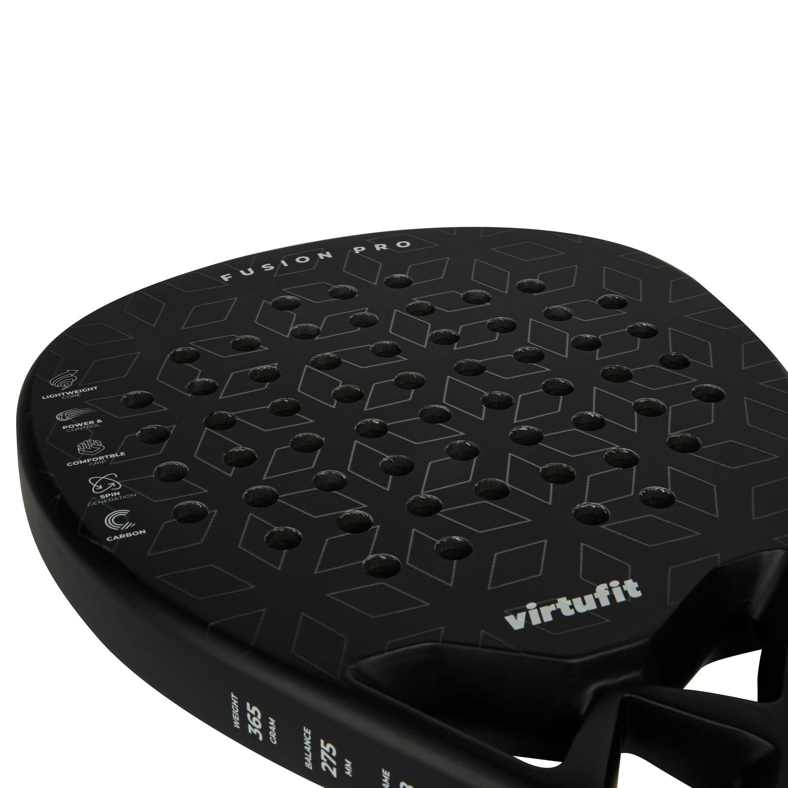 VIRTUFIT RAKIETA DO PADLA FUSION PRO CZARNO-SREBRNA