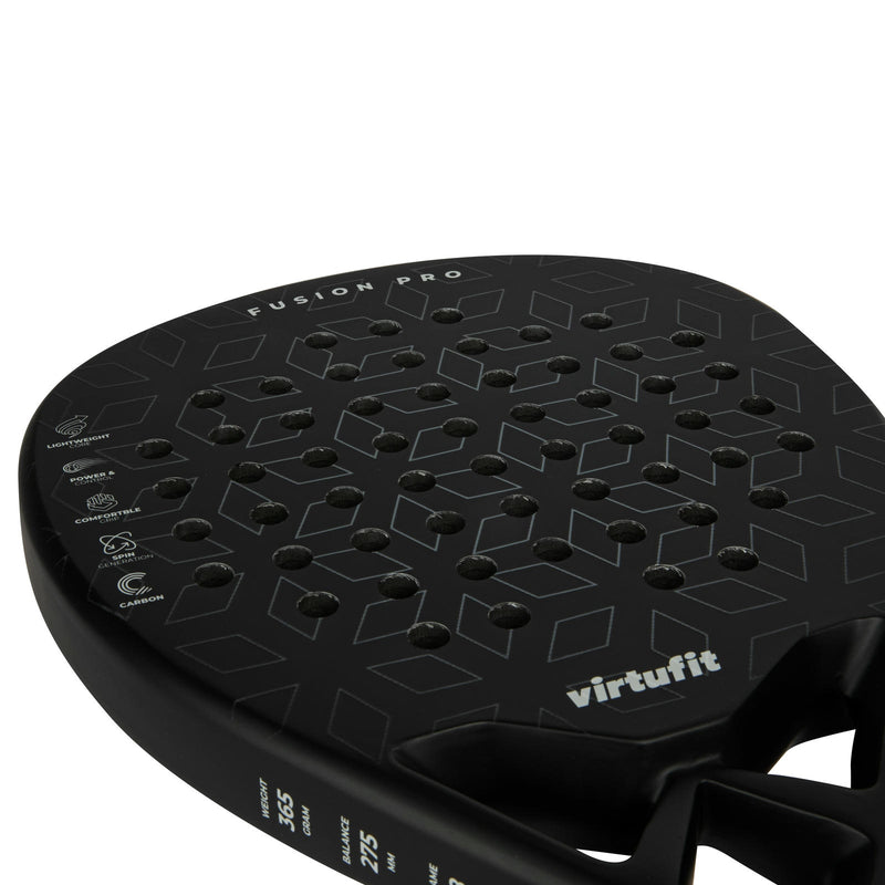 VIRTUFIT RAKIETA PADEL FUSION PRO - CZARNO-SREBRNA