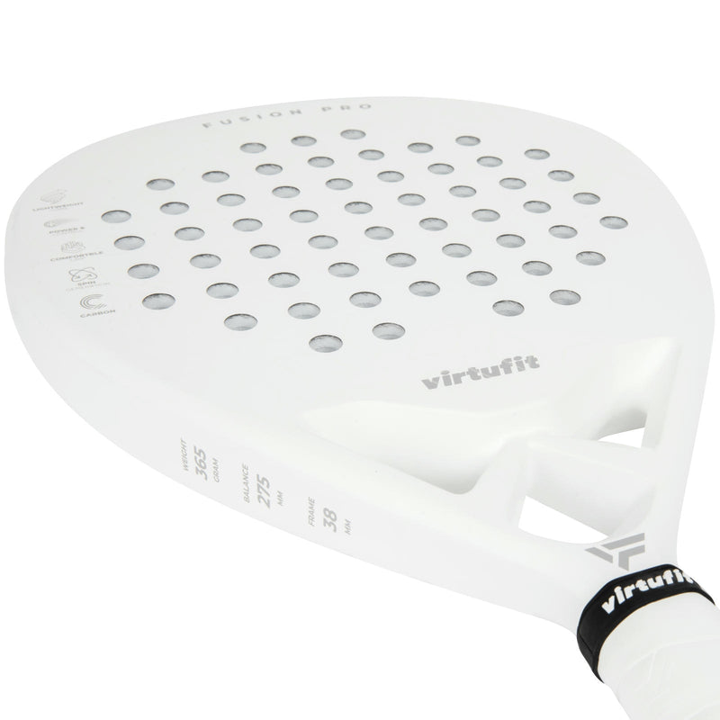 VIRTUFIT RAKIETA PADEL FUSION PRO - BIAŁO-SREBRNA