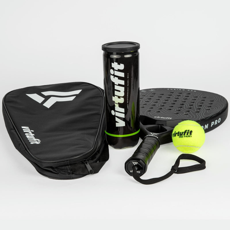 VIRTUFIT TORBA NA RAKIETĘ PADEL - CZARNO-BIAŁA