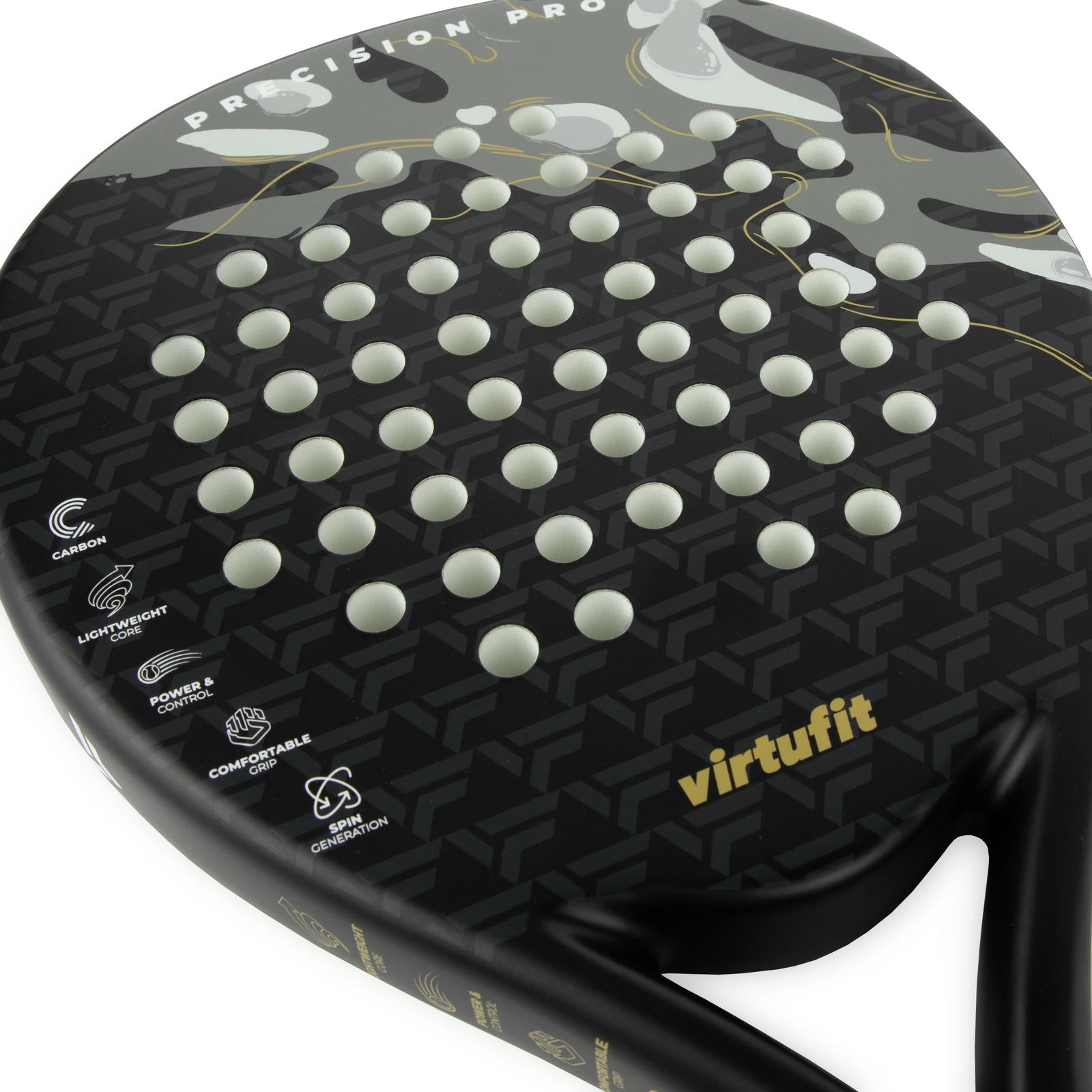 VIRTUFIT RAKIETA DO PADLA PRECISION PRO CZARNO-ZŁOTA