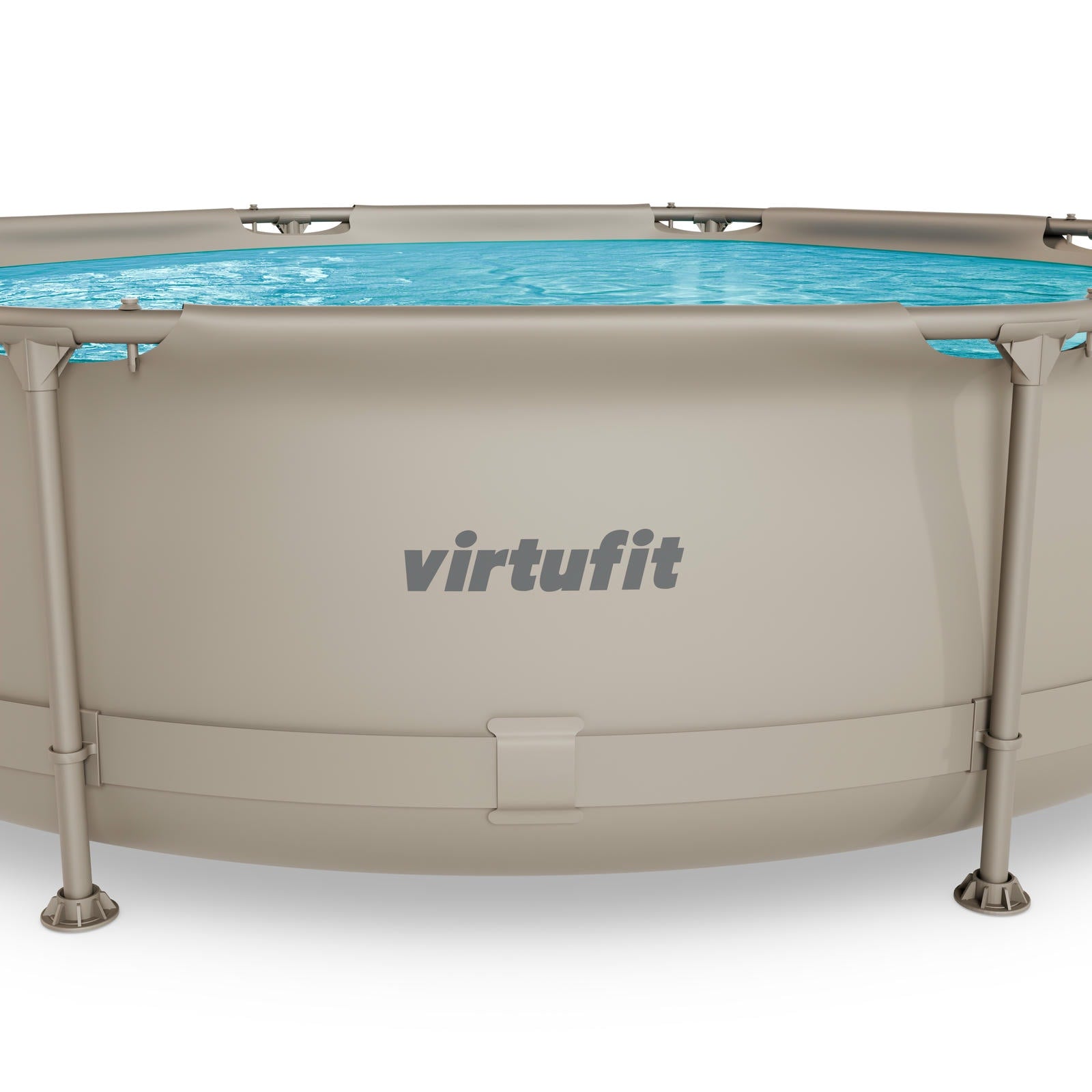 VIRTUFIT OKRĄGŁY BASEN 305 CM Z POMPĄ FILTRUJĄCĄ BEŻOWY