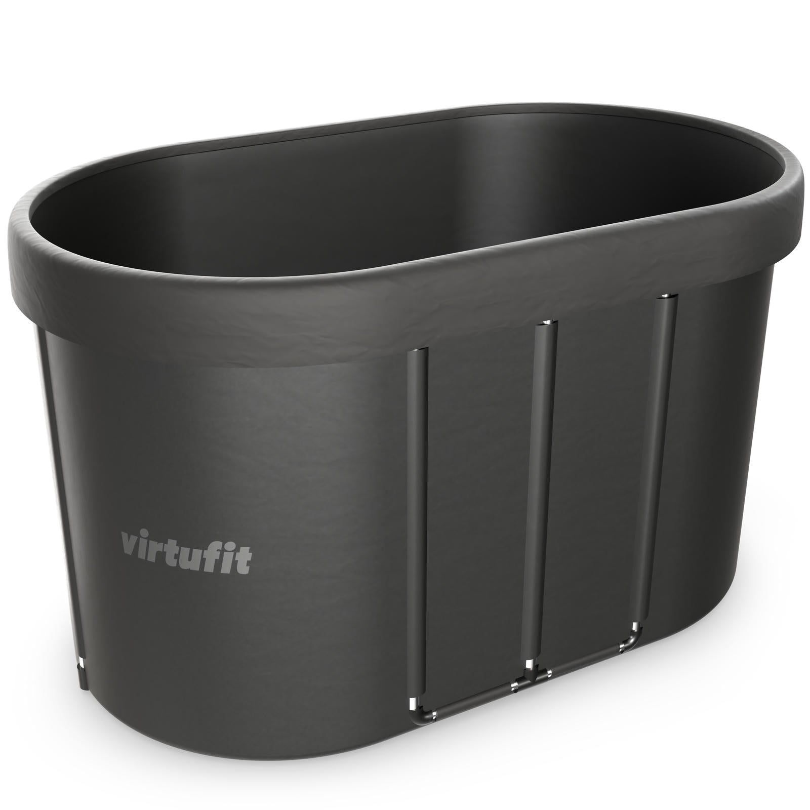 VIRTUFIT WANNA LODOWA OWALNA 500 LITRÓW ANTRACYT Z AKCESORIAMI