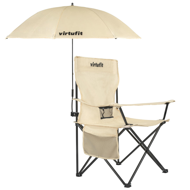 VIRTUFIT UNIWERSALNY PARASOL DO KRZESŁA - BEŻOWY
