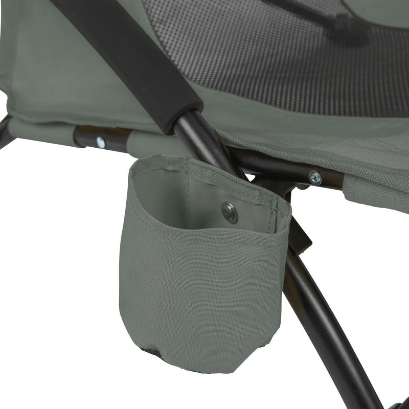VIRTUFIT SKŁADANE KRZESŁO PLAŻOWE SZARE