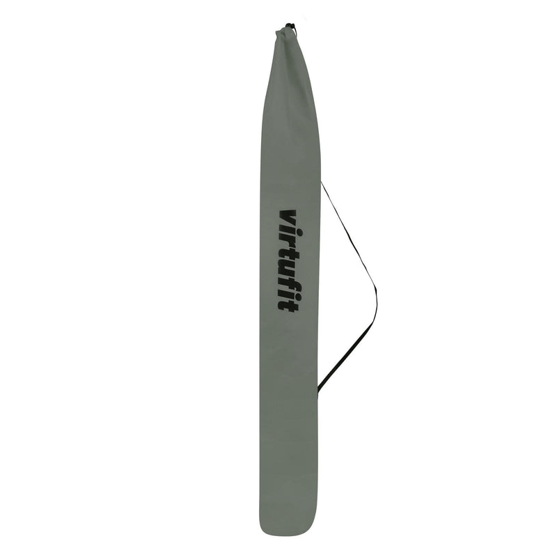 VIRTUFIT PARASOL PLAŻOWY - OSŁONA PRZECIWWATROWA - 180 CM - SZARY