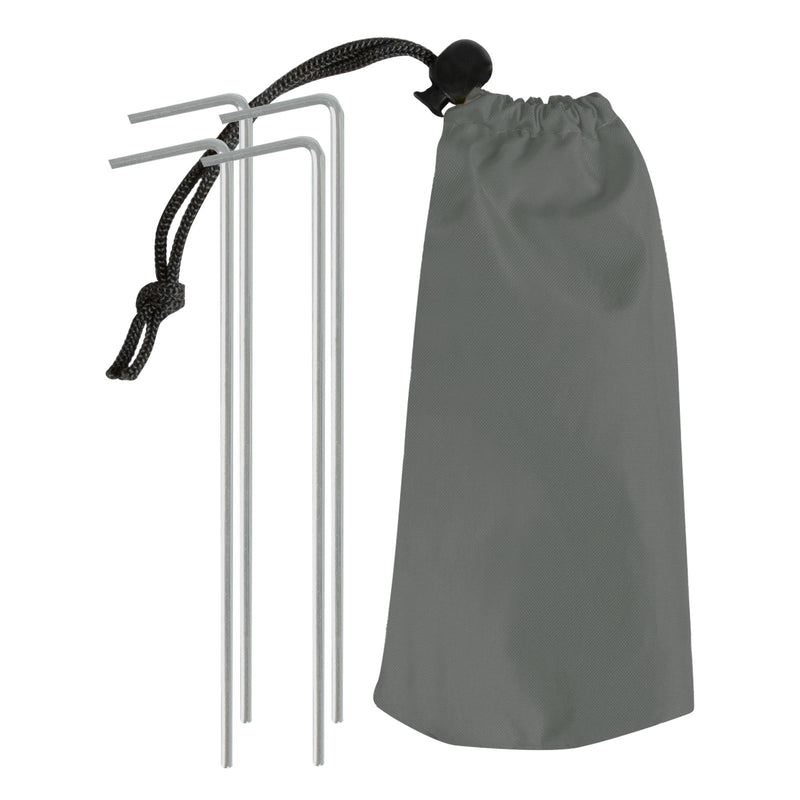 VIRTUFIT PARASOL PLAŻOWY PREMIUM - OSŁONA PRZECIWWATROWA - 225 CM - SZARY