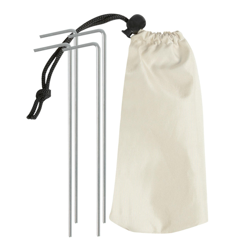 VIRTUFIT PARASOL PLAŻOWY PREMIUM - OSŁONA PRZECIWWATROWA - 225 CM - BEŻOWY