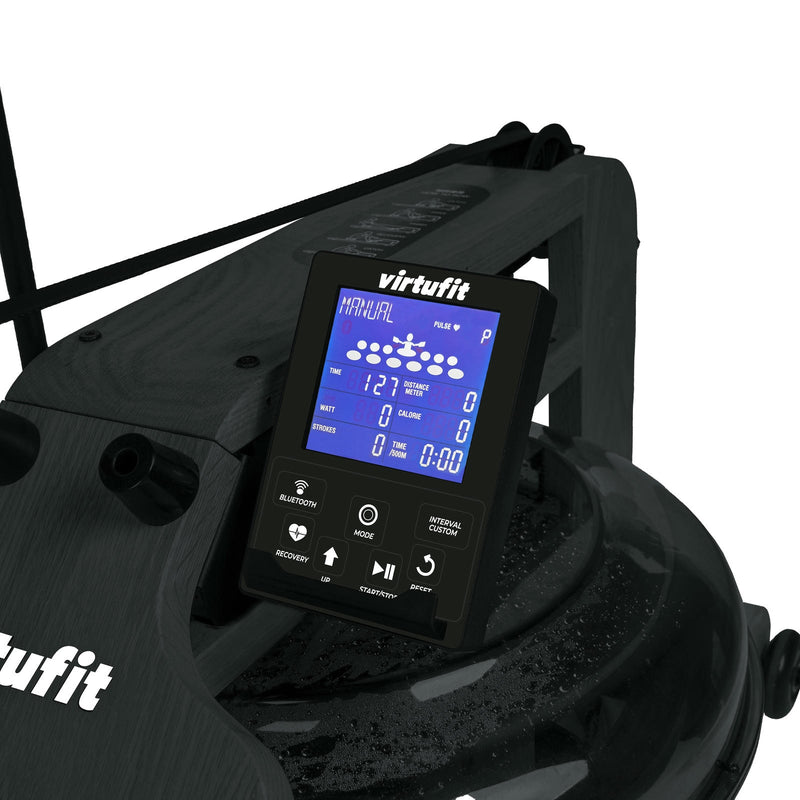 VIRTUFIT ELITE WIOŚLARZ Z OPOREM WODNYM - CZARNA EDYCJA