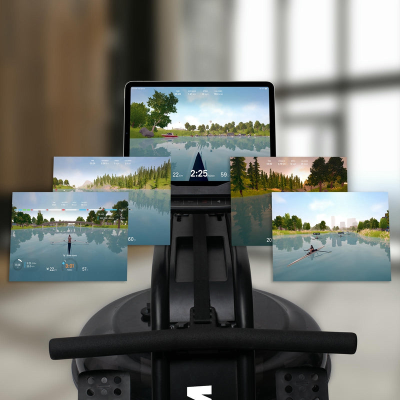 VIRTUFIT WIOŚLARZ PRO Z OPOREM WODNYM ROW 1000