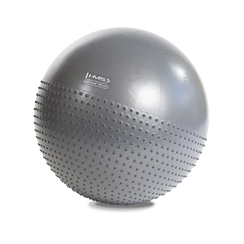 YB03 NEW 65CM GRAY GYMNASTIC MASSAGE BALL HMS