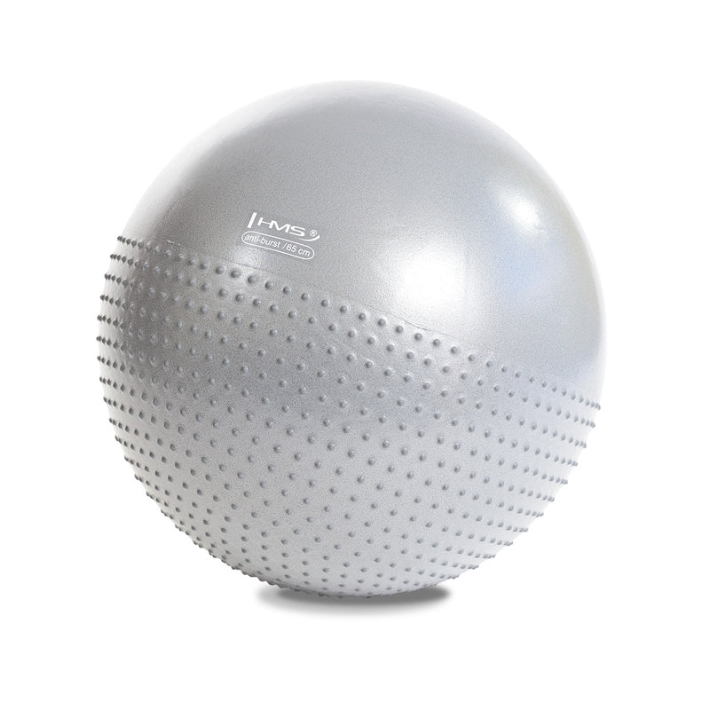 YB03 NEW 65CM LIGHT GRAY GYMNASTIC MASSAGE BALL HMS