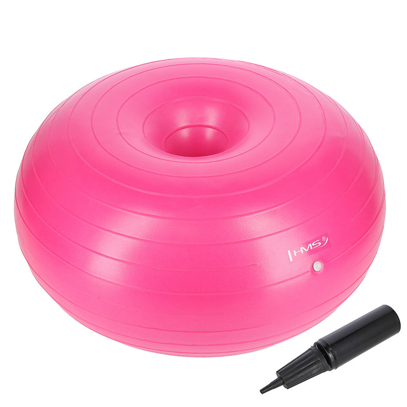 YD04 NEW PINK GYMNASTIC BALL DONUT HMS