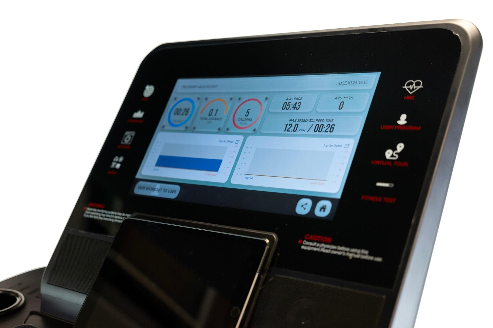 BH Fitness RS1000 AC TFT 16" Bieżnia z dotykowym wyświetlaczem