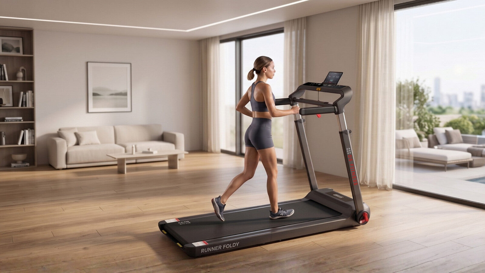 DS Fitness Runner Foldy Bieżnia składana (DS-1815-LED)