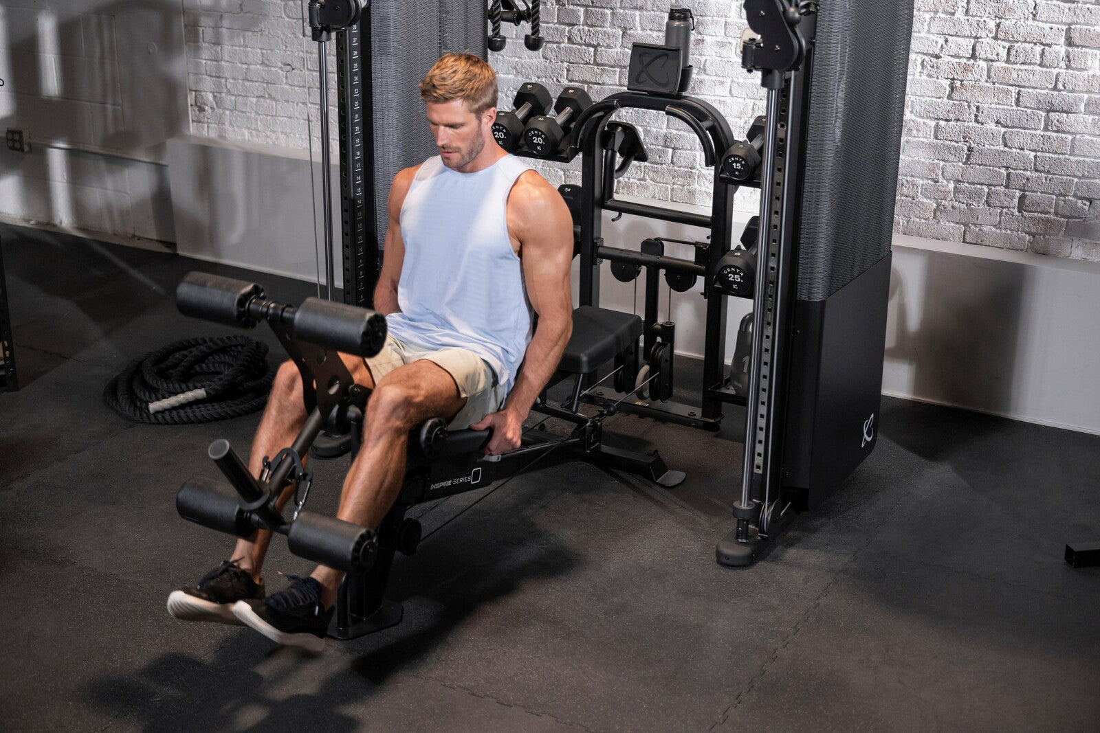 Inspire Fitness by Centr FT2 PRO Brama funkcjonalna z ławką FID7.1 (zestaw)