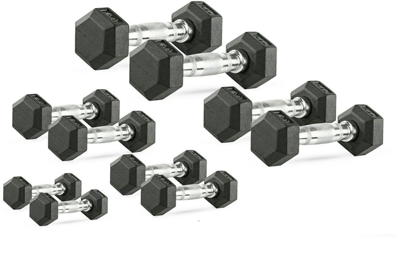 Hex PVC Dumbbell Set 2.5-25kg DS