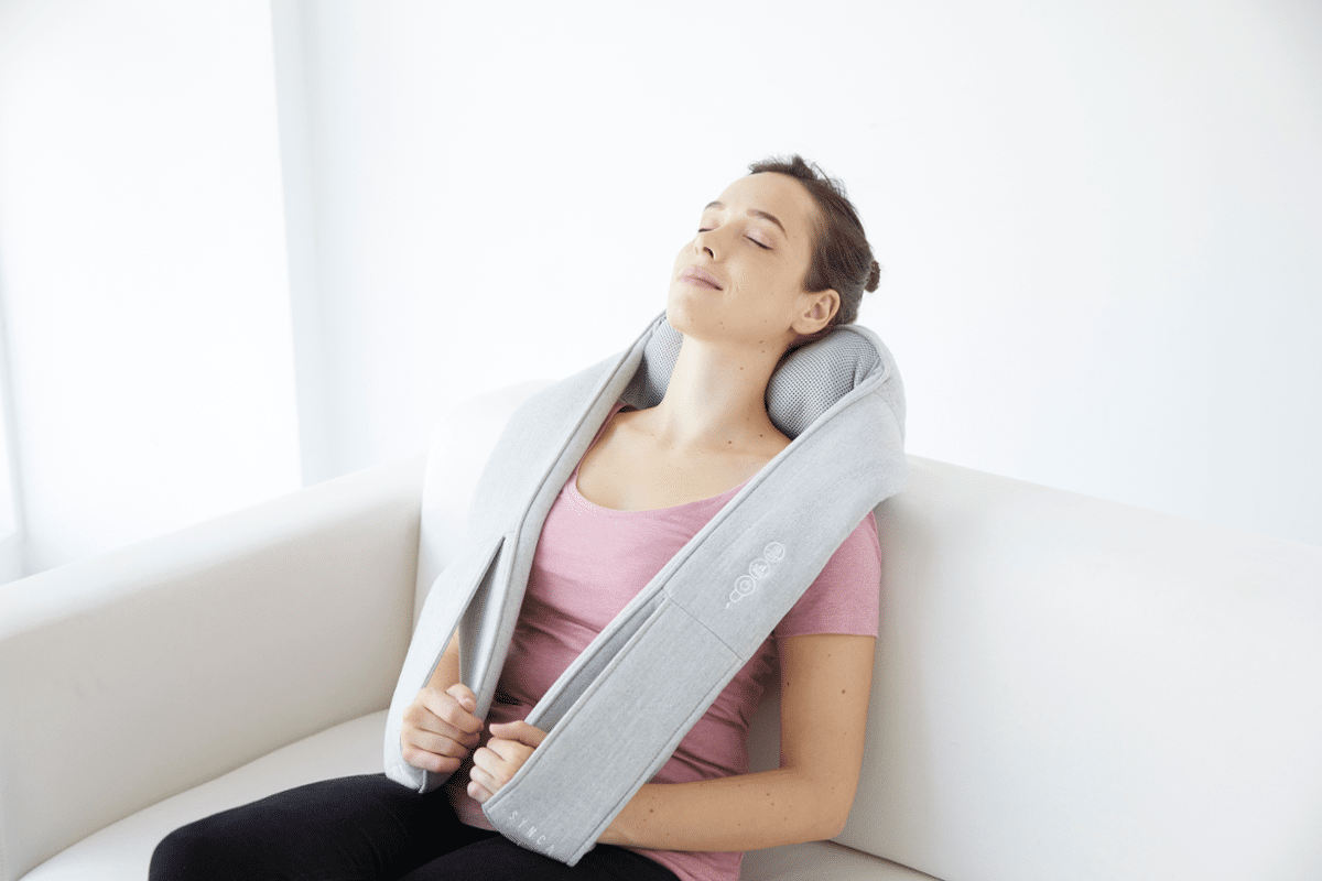 Masażer Synca ramion, karku Quzy (szary) - Shoulder massager Quzy