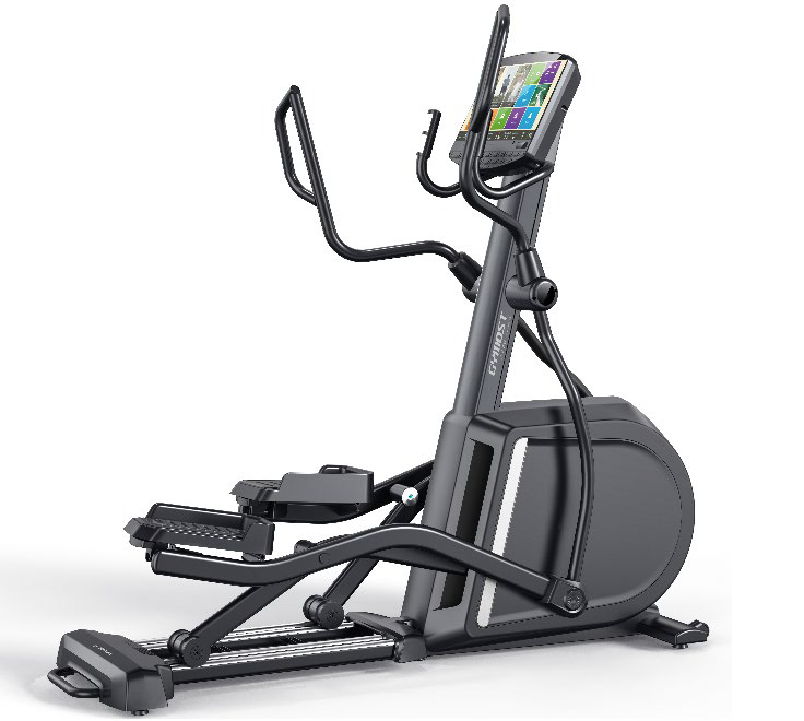 Electromagnetic elliptical trainer with incline adjustment E17 V3 TFT 15.6" Gymost (GYM-E17-V3-TFT)
