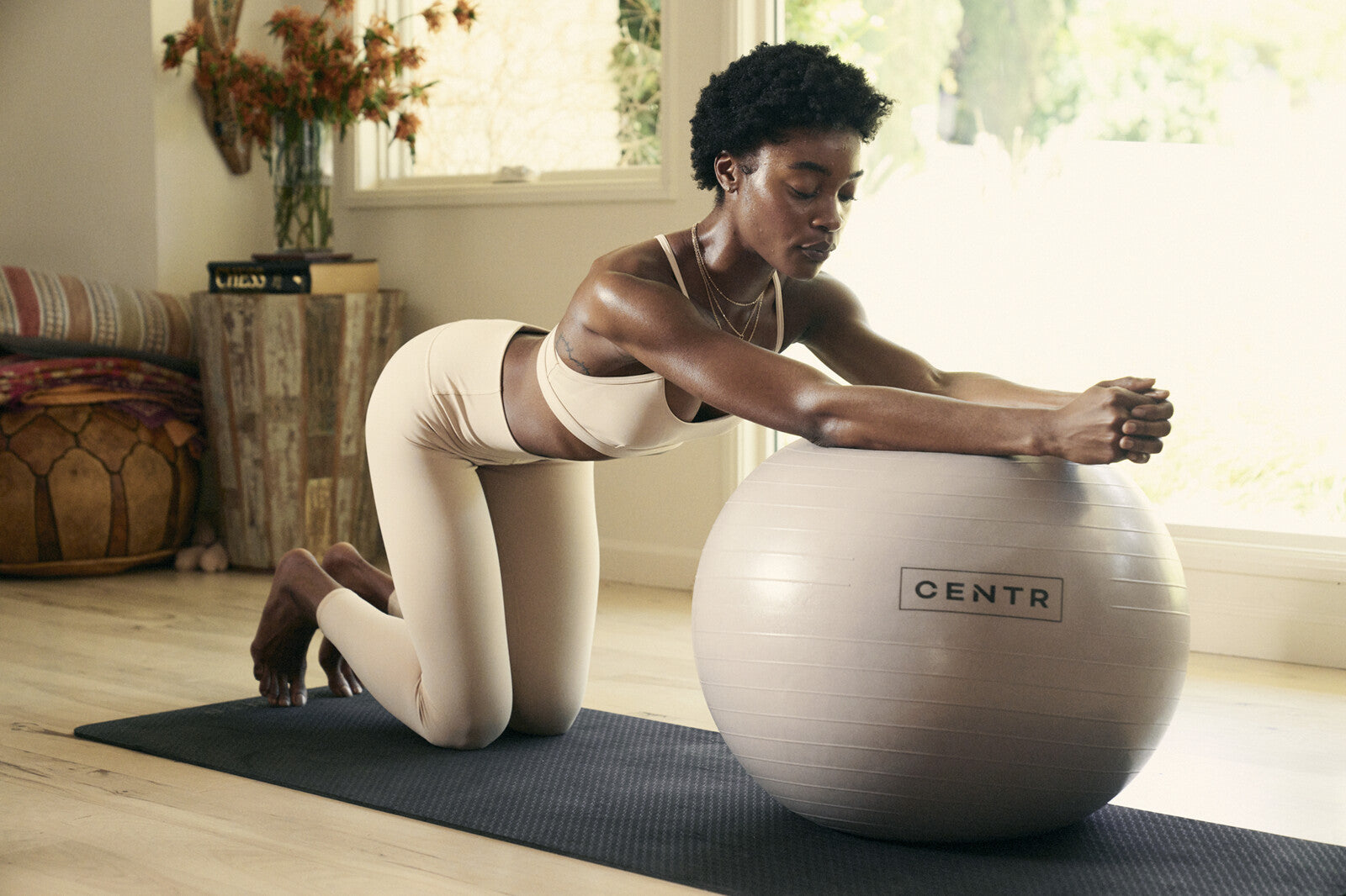 Centr Core Kit Zestaw do ćwiczeń - piłka, slamball, ab roller, slider disc (CAK)