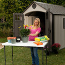 Skládací stůl Lifetime pro poloprofesionální použití 122 cm s nastavitelnou výškou (bílá žula) 4428