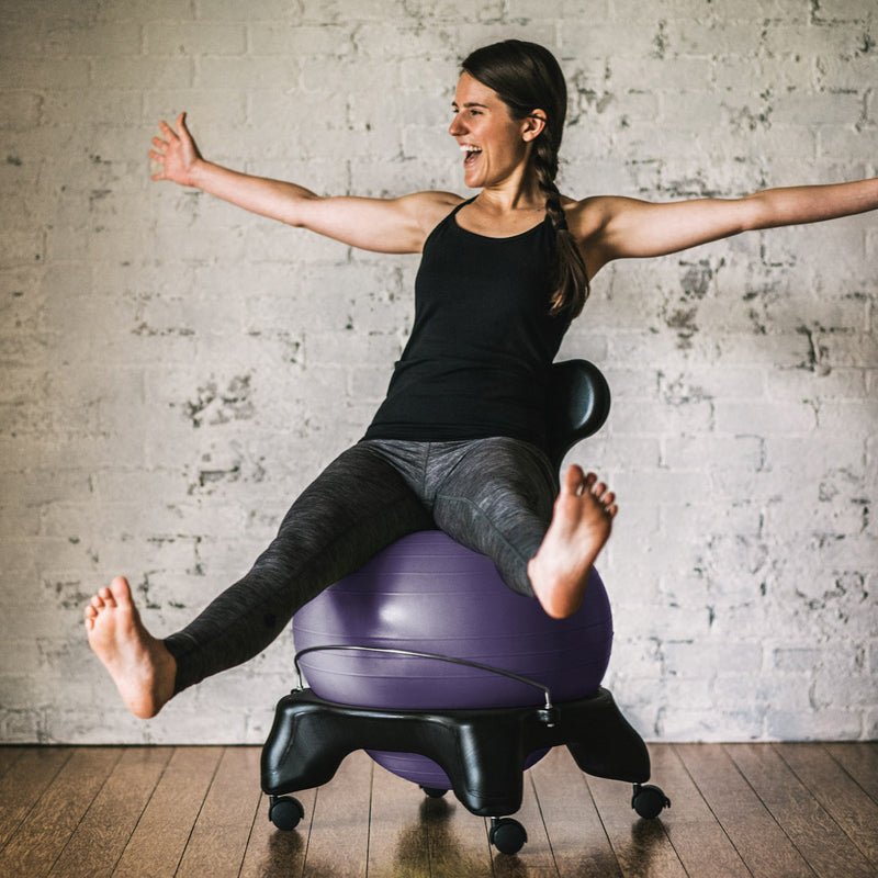 TERAPEUTICKÉ KŘESLO GAIAM S KOULEM A OPĚRADLEM 6002RTL