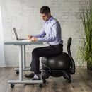 GAIAM THERAPEUTIC CHAIR WITH BALL AND BACKREST 6002RTL