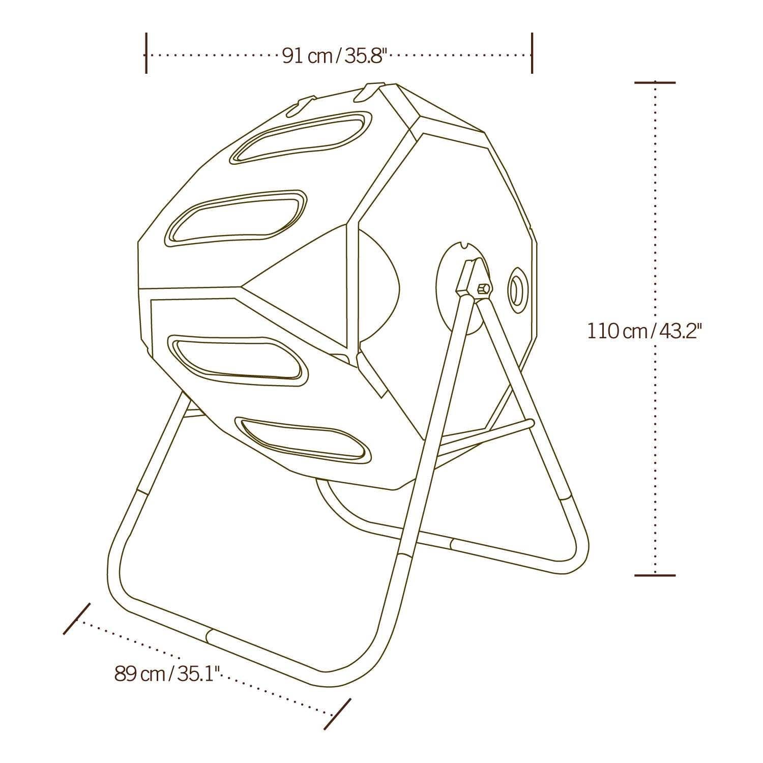 LIFETIME COMPOSTER 303 L 60058