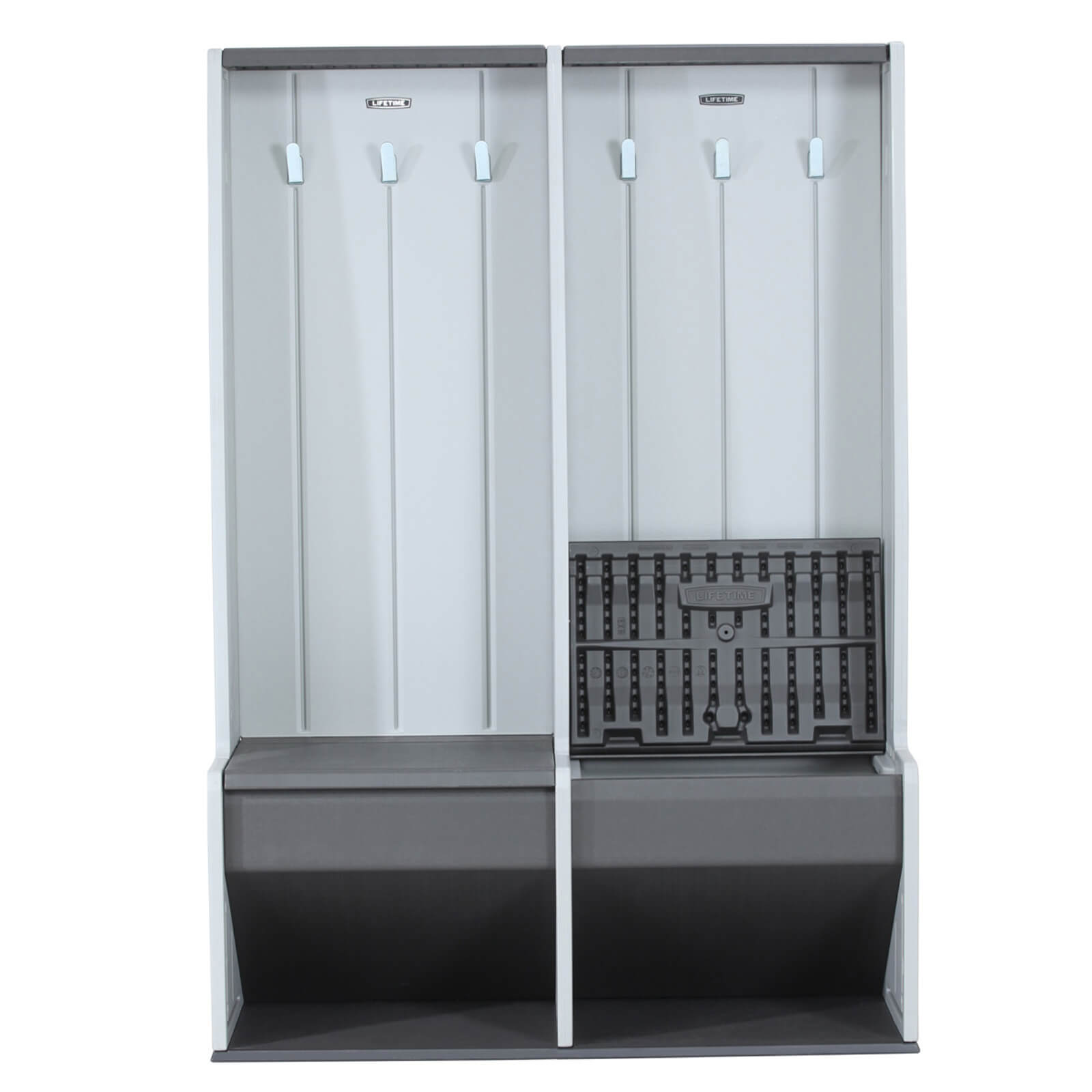 LIFETIME CLOTHING CABINET WITH BENCH 60226