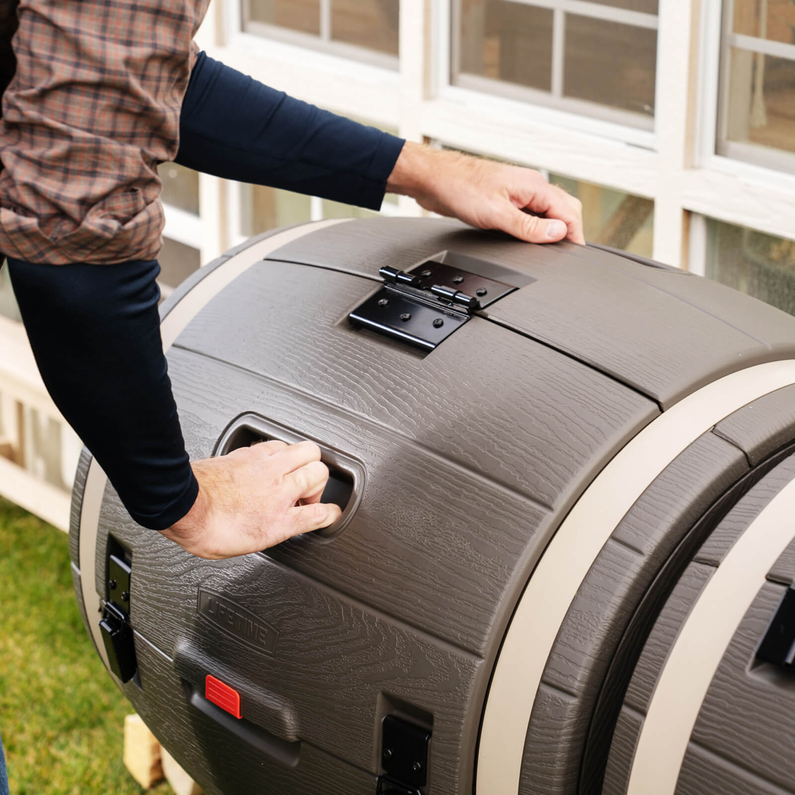 LIFETIME DOUBLE COMPOST BIN 378 L 60309