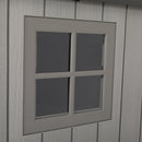 LIFETIME GARDEN SHED PREMIUM 213x365 GRAPHITE 60311