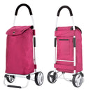 Skládací nákupní vozík Cruiser Classic Fuchsiová prémiová 604319