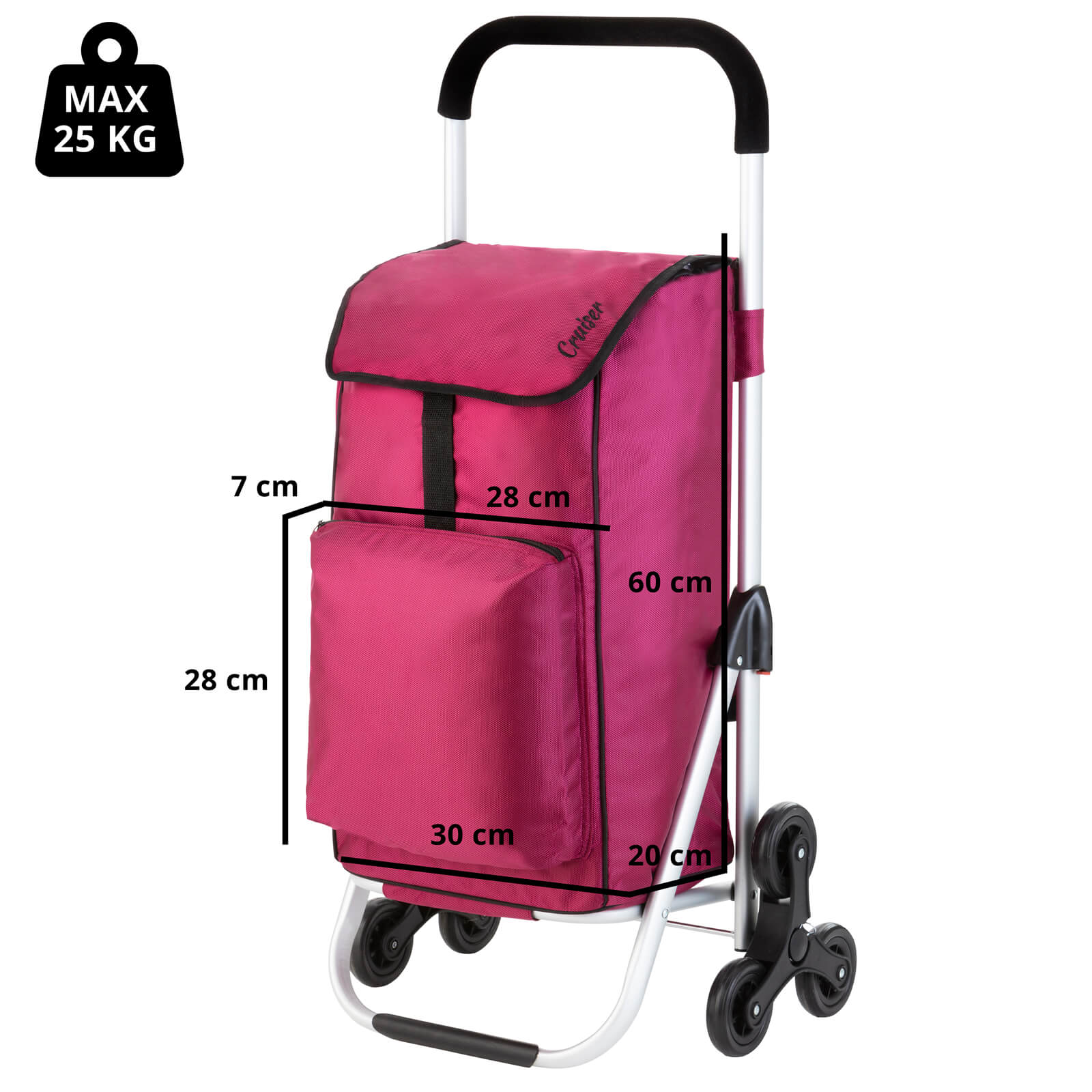 Nákupní vozík Cruiser pro schody Expert Premium 604353