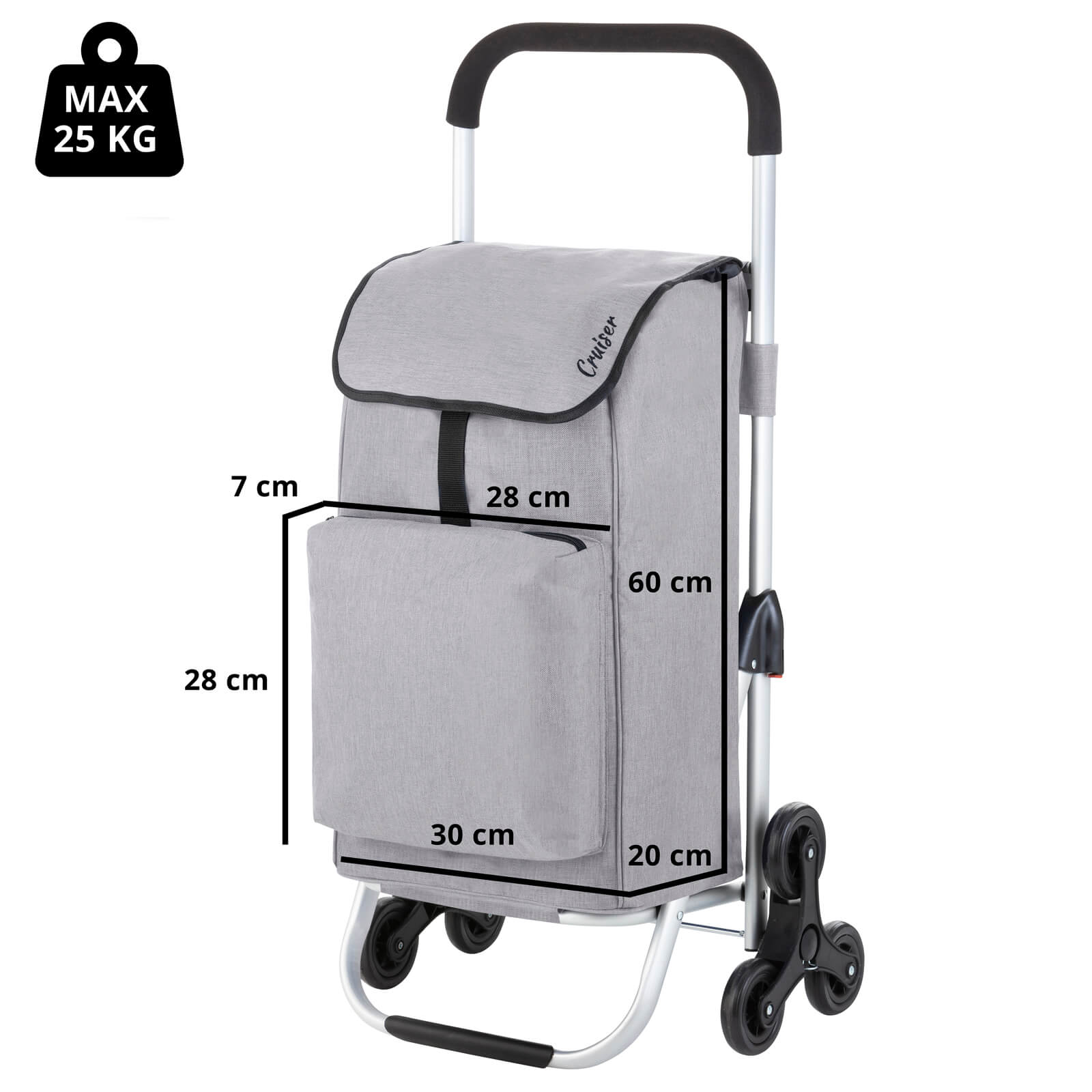 Nákupní vozík Cruiser pro schody Expert Premium 604361