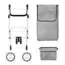 Nákupní vozík Cruiser tříkolový, šedý 604362