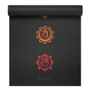 GAIAM PREMIUM BLACK CHAKRA YOGA MAT 6 MM 62610 