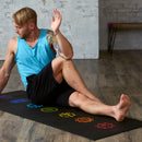 GAIAM PREMIUM BLACK CHAKRA YOGA MAT 6 MM 62610 